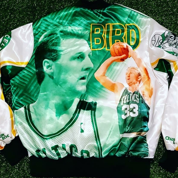 Vintage 1991 Larry Bird Chalk Line Jacket - Picture 5 of 8